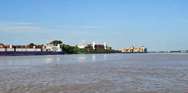 Complicaciones en la desembocadura del Río Bermejo afectan el tránsito fluvial
