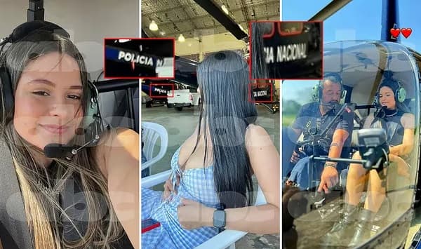 Abren sumario por sesión de fotos con modelos en hangar policial