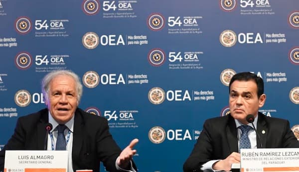 OEA en Paraguay: crimen organizado, Malvinas y CIDH en la agenda