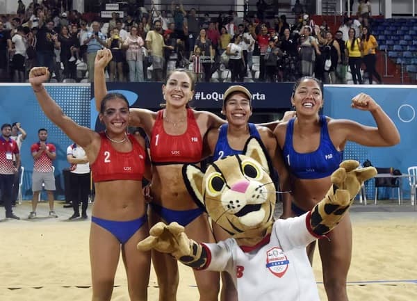 Paraguay en la final del clasificatorio olímpico de vóley playa