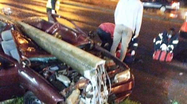 Tres jóvenes sobreviven milagrosamente a un accidente de tránsito en Encarnación