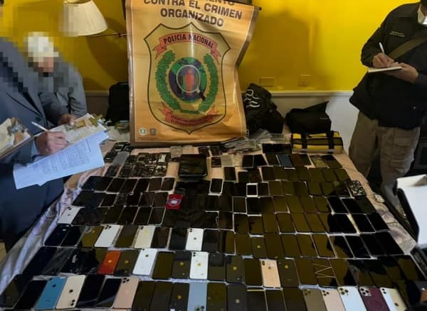 Celulares incautados en hotel: Policía busca a sus dueños