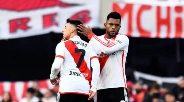 Adam Bareiro debuta en River con activa participación