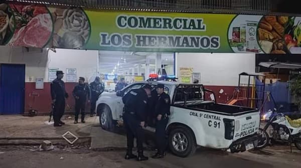 Violento asalto tipo comando sacude el mercado municipal de Limpio: un herido y un detenido