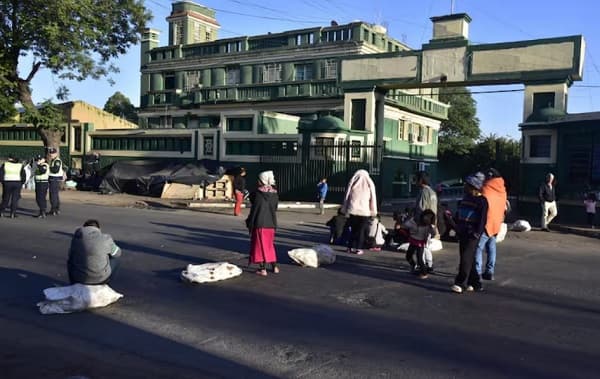 Indígenas cierran nuevamente la Avenida Artigas exigiendo respuestas del INDI