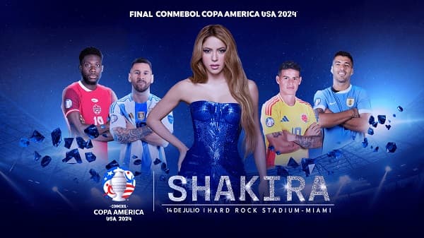 Shakira hará historia en la final de Copa América USA 2024