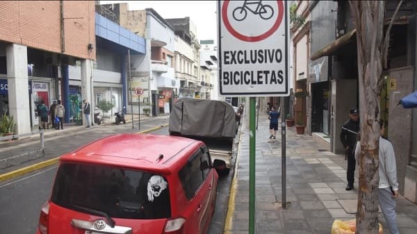 Concejal pide rediseñar las bicisendas de Asunción por mal uso