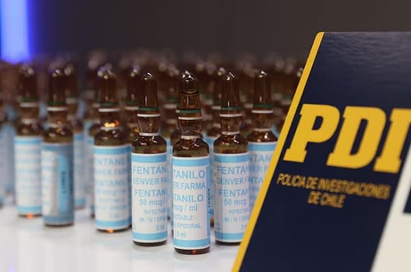 Golpe al narco: Incautan en Chile cargamento mortal de fentanilo proveniente de Paraguay