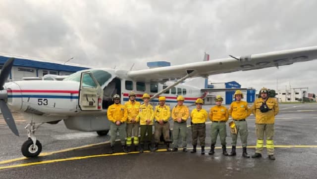 Bomberos pagan reemplazos para combatir incendios en el Chaco