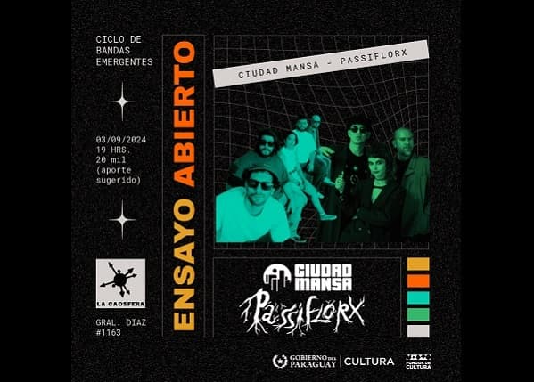 “Ensayo Abierto” ofrece un espacio único para bandas locales