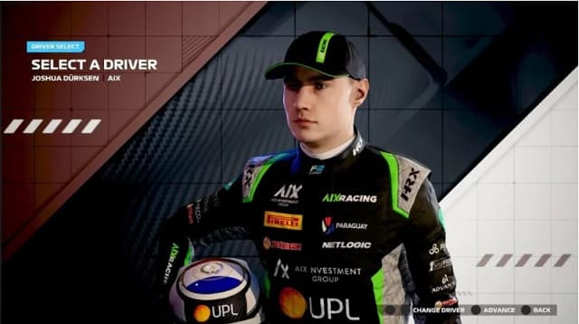Joshua Duerksen y Paraguay llegan al videojuego de F1