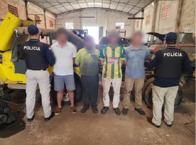 Detienen a implicados en ploteo de falsas patrulleras en asalto en Caacupé