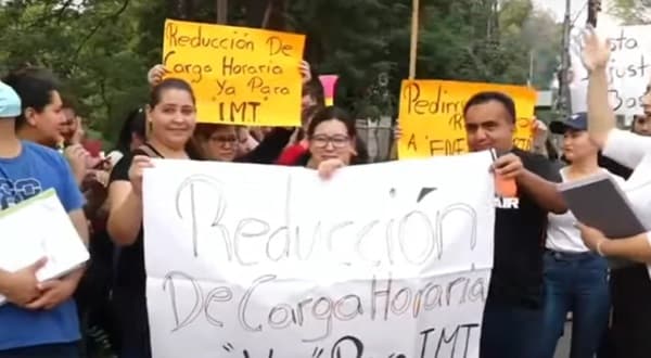 Enfermeros del IMT exigen reducción de jornada laboral y respeto
