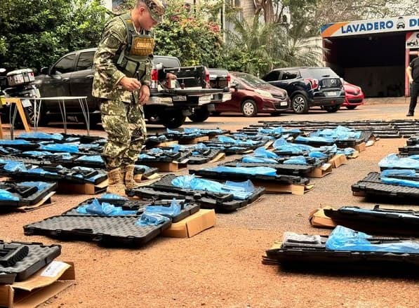 Dos detenidos por tráfico de armas en Operativo Andina