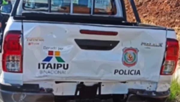 Dos patrulleras chocan durante despliegue policial en Caaguazú