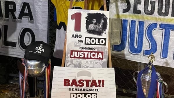 Familiares y amigos de “Rolo” exigen justicia a un año de su muerte