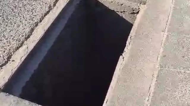 Enorme hueco en avenida Madame Lynch amenaza la seguridad vial