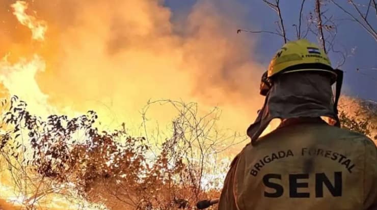 Lluvias en Chovoreca no bastan para apagar incendio forestal