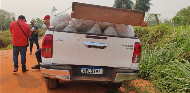 Incautan camioneta con 200 kilos de marihuana en San Pedro