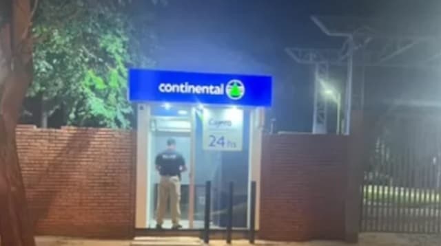 Intento de asalto a cajero frente a la Municipalidad de Luque