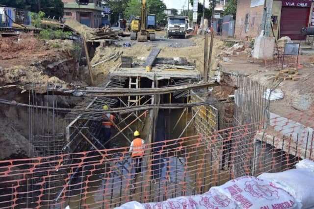 Habilitarán tramo clausurado de Eusebio Ayala tras obras de desagüe