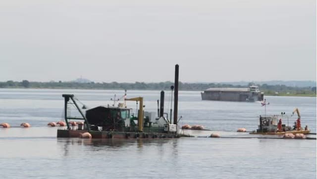 Bajante del río Paraguay preocupa por falta de lluvias