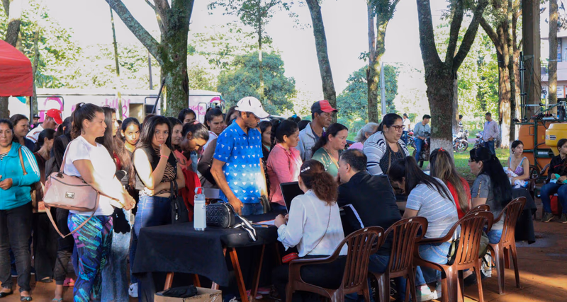 Servicios gratuitos de Ciudad Mujer Móvil llegan a Ñemby