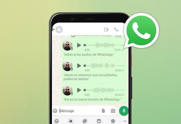WhatsApp incorpora la transcripción de audios a texto