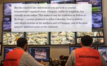 Washington Post califica a la hidrovía del país como “superautopista de cocaína”