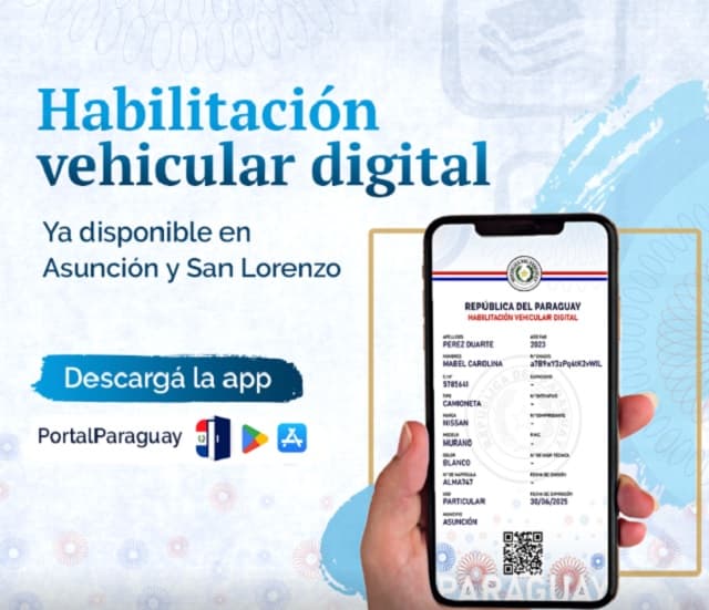 Habilitación vehicular ya está disponible en formato digital