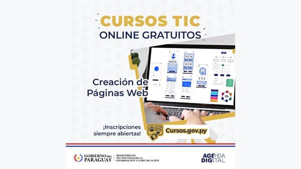 MITIC lanza curso gratuito de creación de páginas web
