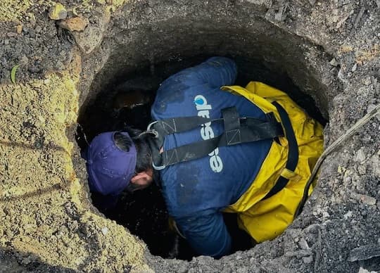 Cierran calle en el microcentro de Asunción por obras de Essap