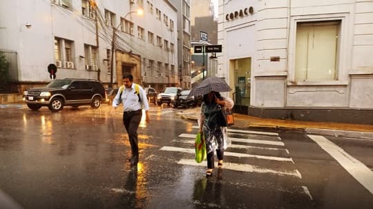 Pronóstico para el inicio de la semana: calor, humedad y lluvias dispersas