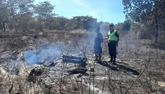 Detienen a sospechoso de incendio que arrasó 16 hectáreas en terreno de Copaco