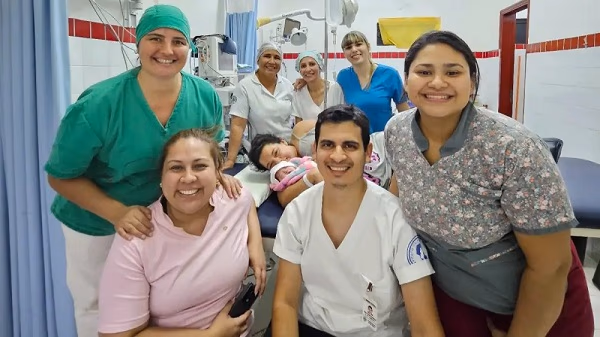 Primer nacimiento del 2025: una niña en Villa Hayes