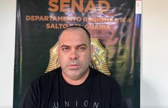 Saltos de Guairá: Capturan a líder del PCC buscado en Brasil