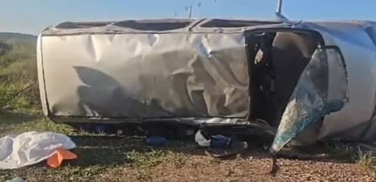 Bache provoca vuelco de vehículo y deja dos muertos en Paraguarí