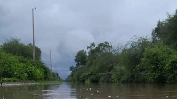 Comunidad indígena de Boquerón aislada por inundaciones