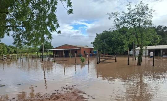 Crisis hídrica: Alto Paraguay sufre nuevas lluvias e inundaciones