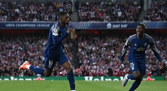 El PSG venció al Arsenal 1-0 en la semifinal de la Champions