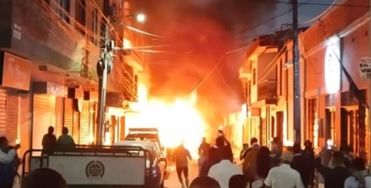 Colombia: Explosión con motobomba dejó dos muertos