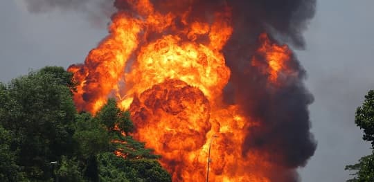 Explosión en gasoducto deja más de 60 heridos en Malasia