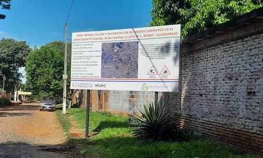 MOPC inicia Plan Central 2 con pavimentación en San Lorenzo y Ñemby