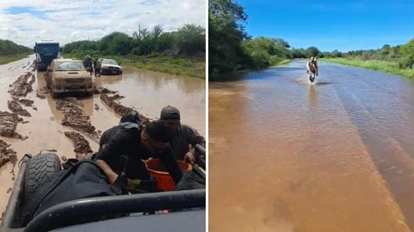 Peones varados en el Chaco por lluvias hace más de 10 días