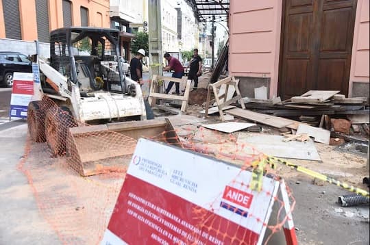 Obras de cableado subterráneo en Asunción llegan al 48%