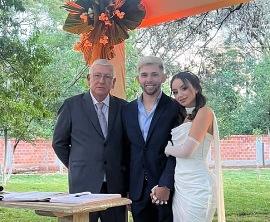 Julio Enciso se casó antes de unirse a la Albirroja