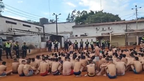 Operativo sorpresa en cárcel de CDE busca armas del PCC