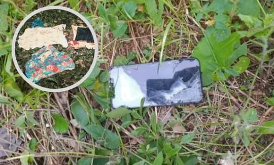 Hallan celular y ropa que serían de Fernanda