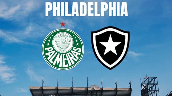Palmeiras y Botafogo definen en Filadelfia