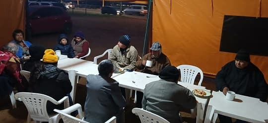 Récord de albergados en jornada más fría del invierno